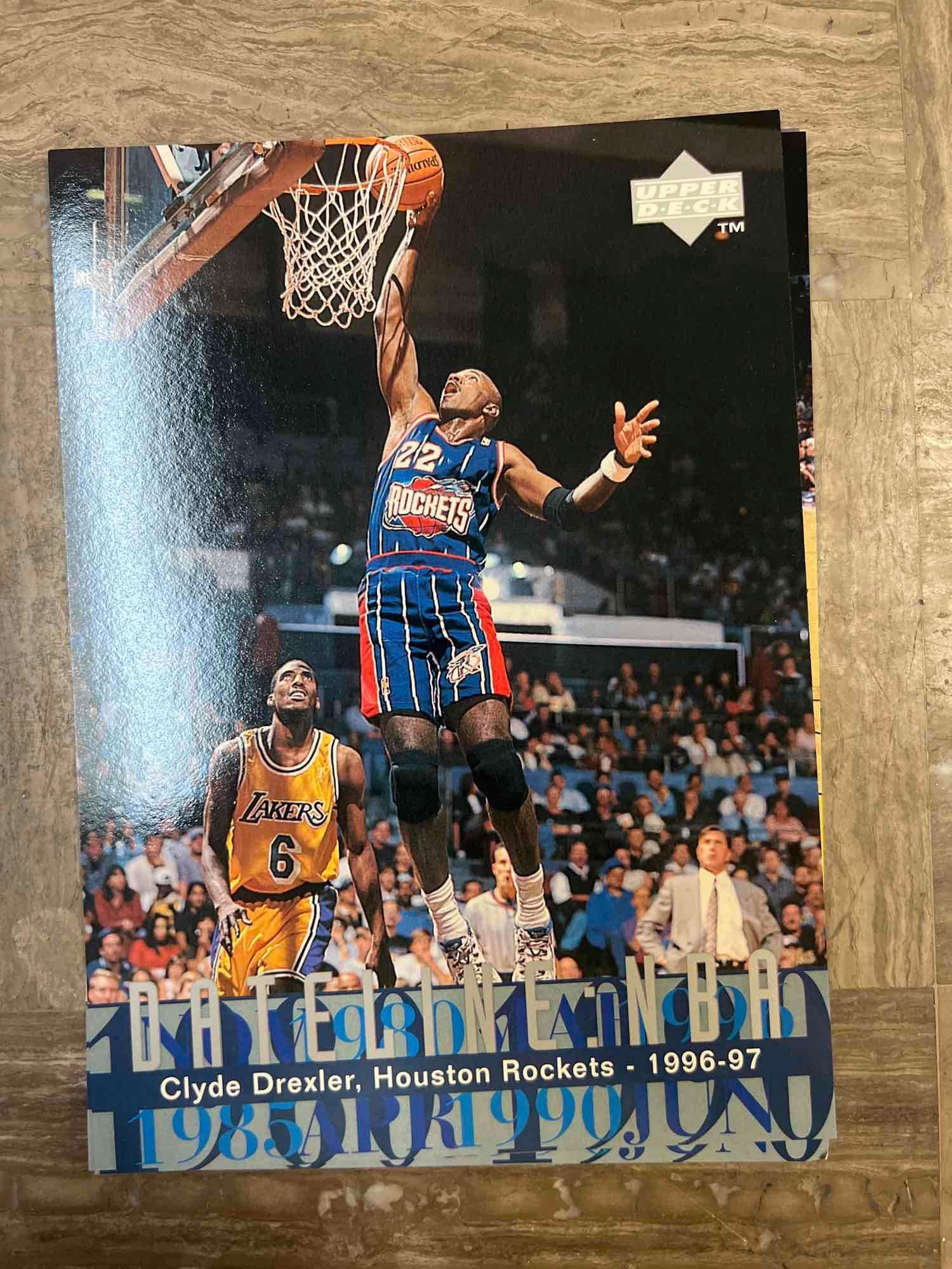 1996-97 Upper Deck - Dateline: NBA 5x7 Basketball - Gallery