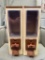 (2) Vintage Versavend Locking Countertop Candy Machines
