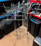Quartet of Sheet Music Stands