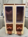 (2) Vintage Versavend Locking Countertop Candy Machines