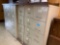 (6) Vertical 4 drawer metal file cabinets
