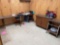 Wooden Desks & Printer Stand.