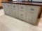 (5) 2 drawer vertical file cabinets w/ shelf