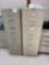 (2) 4 drawer vertical file cabinets