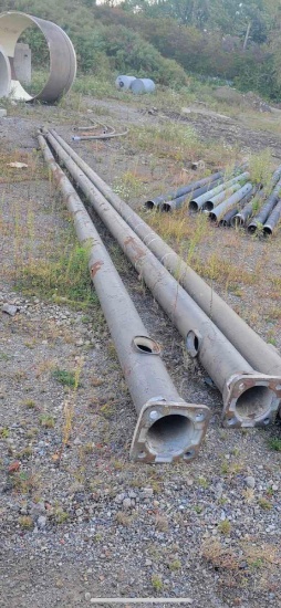 (2) Large Commercial Flag/Poles