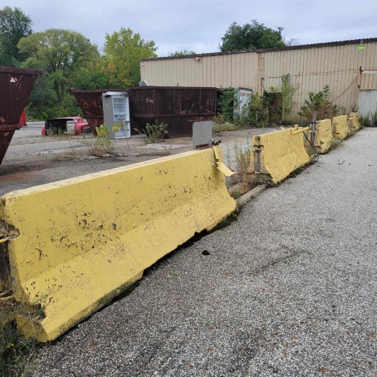 (7) Concrete Wall Barriers
