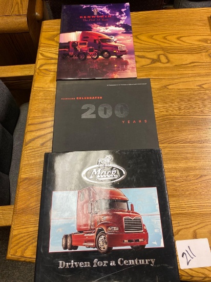 (3) Coffee Table Books- Mack, Cleveland & Kenworth
