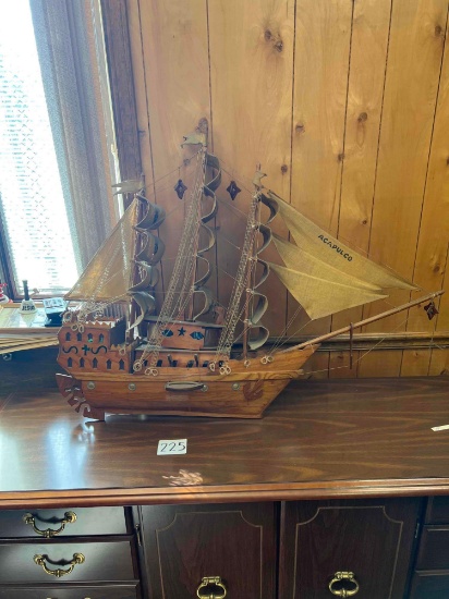 Model Ship w/ Acapulco inscription