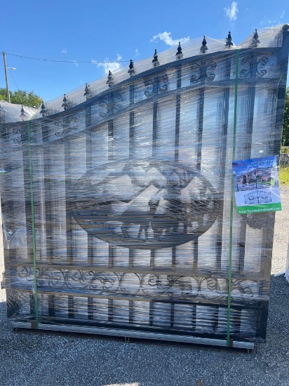 New GreatBear Co 14ft Wrought Iron BI-Parting Gates (1 set-2pcs)