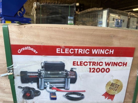 New Greatbear 12000lb Electric Winch