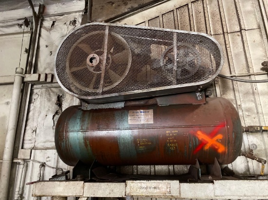 Argo Marine Co approx 100 gal Horizontal Air Compressor