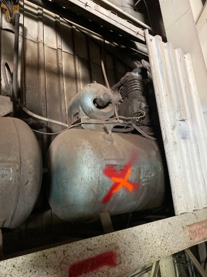 Secondary Horizontal Main Shop Compressor-Approx 80 gal