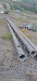 (2) Large Commercial Flag/Poles