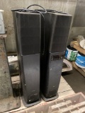 Pair of Sony Surround Sound Tower Speakers w/ Pioneer Head Unit & Philips DVD Player