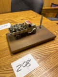 Vintage Truck Desk Top Pen Holder