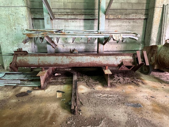 Screw conveyor, Lapeyre stair, cantilever material rack