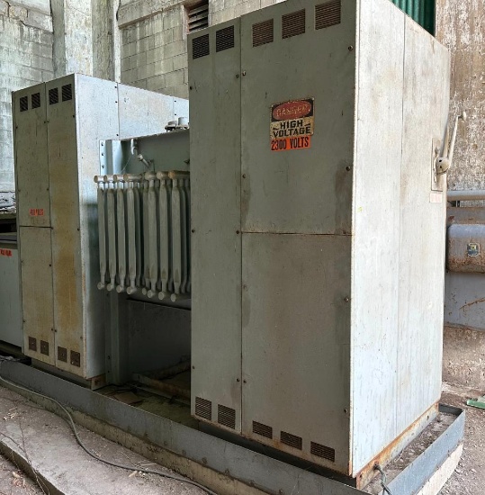 3 phase GE transformer 2300/480V 500 KVA