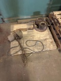Pallet of Gears and Hoist