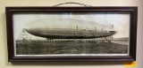 Framed Historic Dirigible Photo