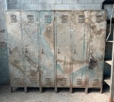 Set of (6) Full-Size Lockers