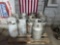 9 Forklift Propane Tanks