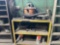Metal Shelf unit with contents
