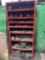 Metal Shelf unit with Contents
