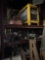 Shelf Lot and Contents with Lincoln Arc Welder on top shelf included (condition unknown)