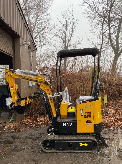 New AGT Industrial Co Mini Excavator Model H12