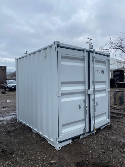 New Chery Industrial Co 9ft deep x 7ft wide x 8ft high Mobile Steel Storage Unit/Office