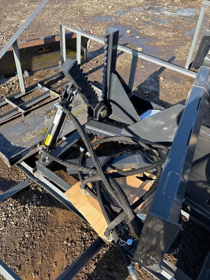 NEW LandHonor Tree Puller Hydraulic Skidloader Attachment