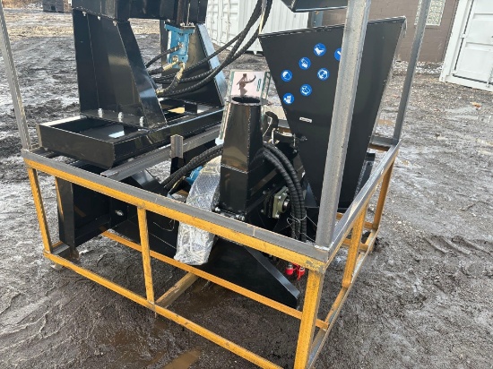 NEW AGT Wood Chipper Hydraulic SkIdloader Attachment