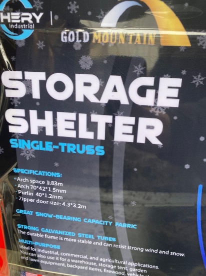New Chery Industrial 20ft x 30ft x 12ft Storage Shelter