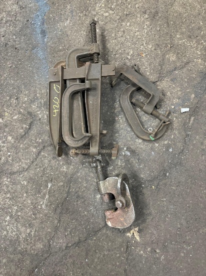 7 Assorted Bar/C Clamps