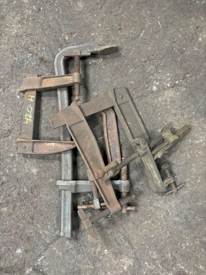 5 Assorted Bar/C Clamps