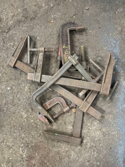 6 Assorted Bar/C Clamps