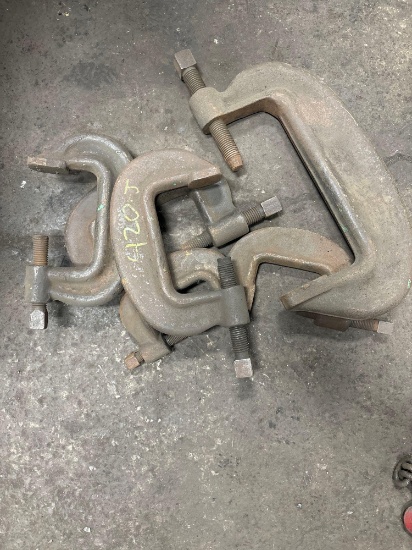 6 Assorted Bar/C Clamps
