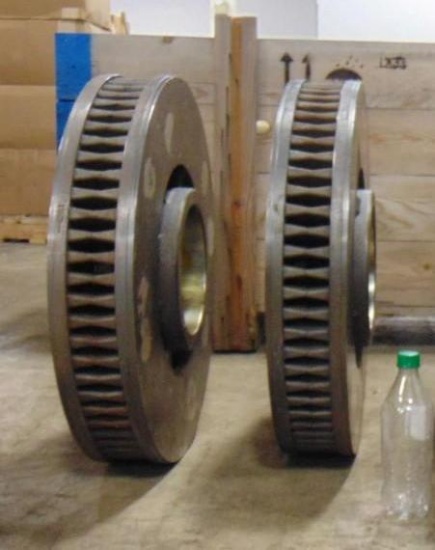 (2) Wabtec Brake Train Rotors