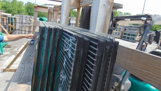 (6) pieces of Opaque Insulated Glass