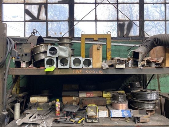 Rack of All Assorted Welding Wire/Rod