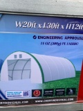 New Chery Industrial 20ft x 30ft x 12ft Outdoor Storage Shelter Model S203012R