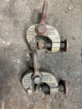 (2) 6 ton clamps