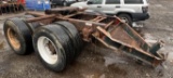 Dual tandem commercial trailer dolly
