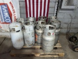 9 Forklift Propane Tanks