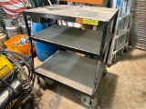 3-Tier Rolling Metal Cart