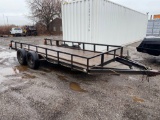 16ft Dual Axle Landscape Trailer