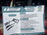 NEW AGT Heavy Duty Skid Steer Auger with Three Bits
