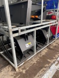 New Chery Industrial Co 72in Open Bottom Hydraulic SkIdloader Grapple Bucket