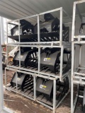 New Chery Industrial Co 72in Open Bottom Hydraulic SkIdloader Grapple Bucket