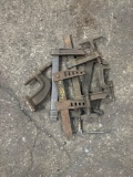 6 Assorted Bar/C Clamps